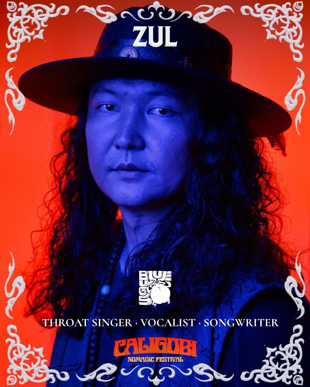 Portrait card of Zul, throat singer, vocalist and songwriter